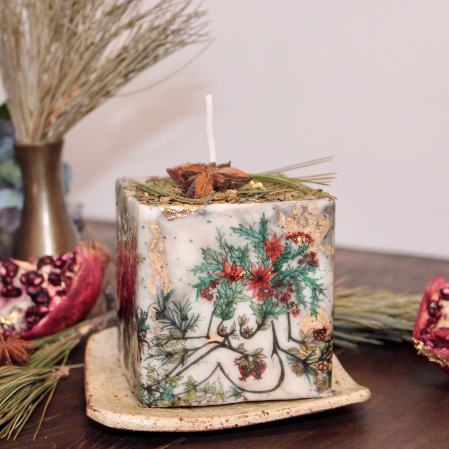 YULE, Winter Solstice Candle, Seasonal Candle Story