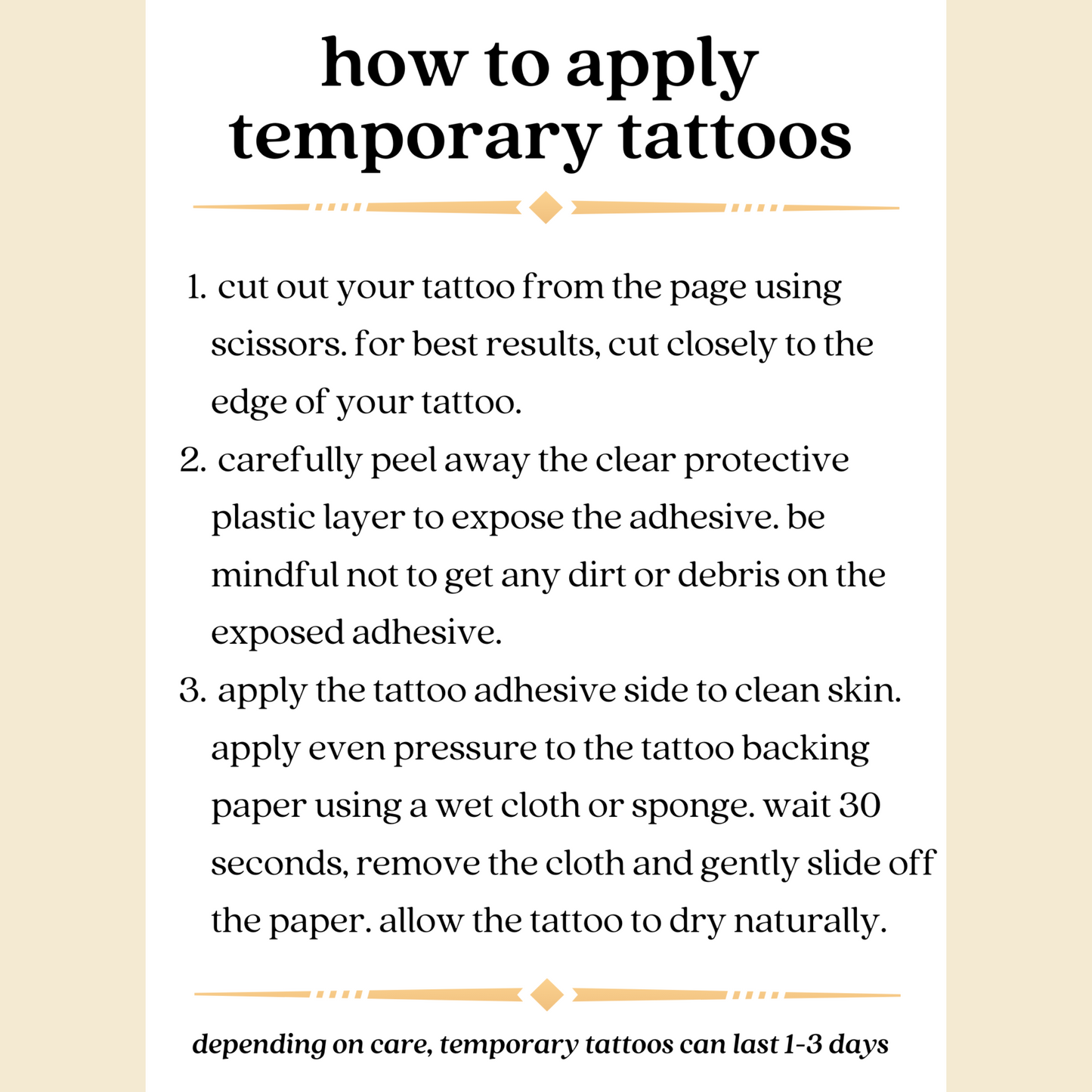 Temporary Tattoo Pack, Desert Sisters
