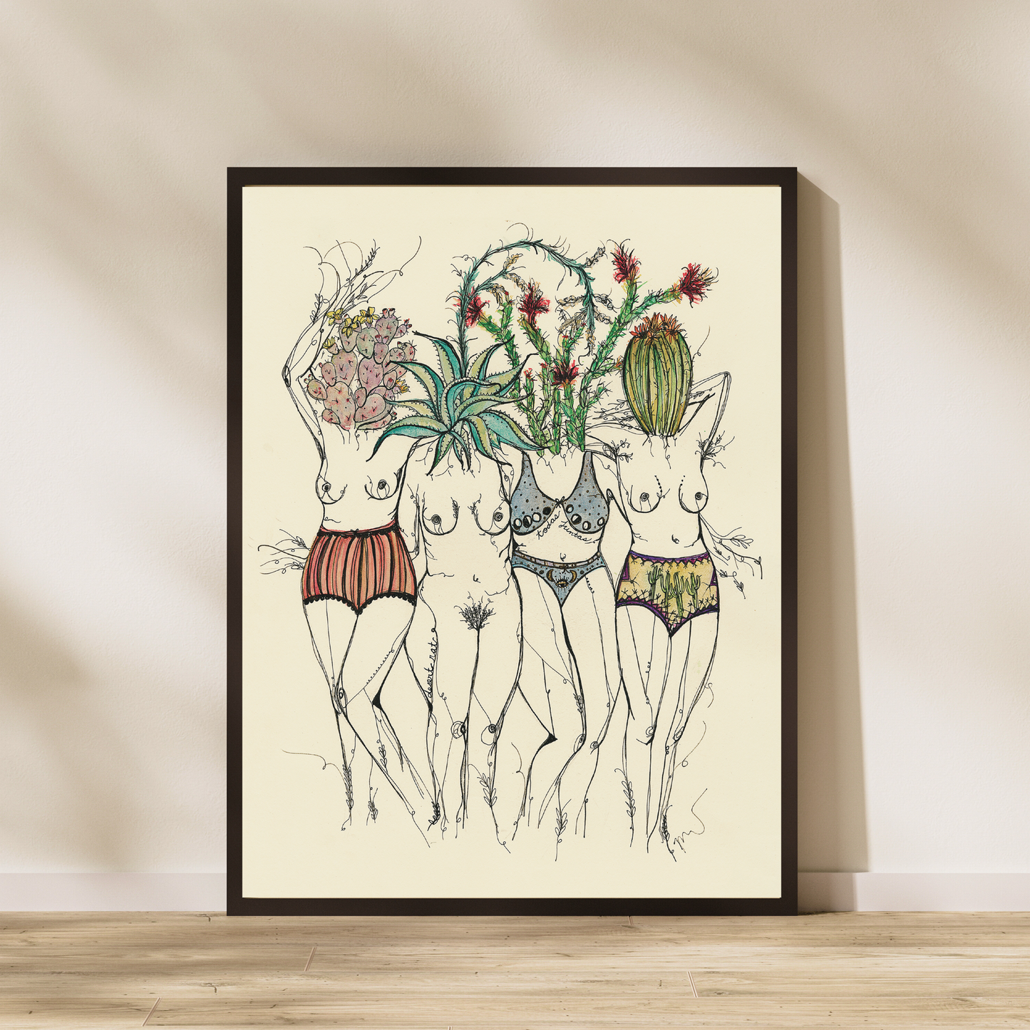 Desert Goddesses, Art Print