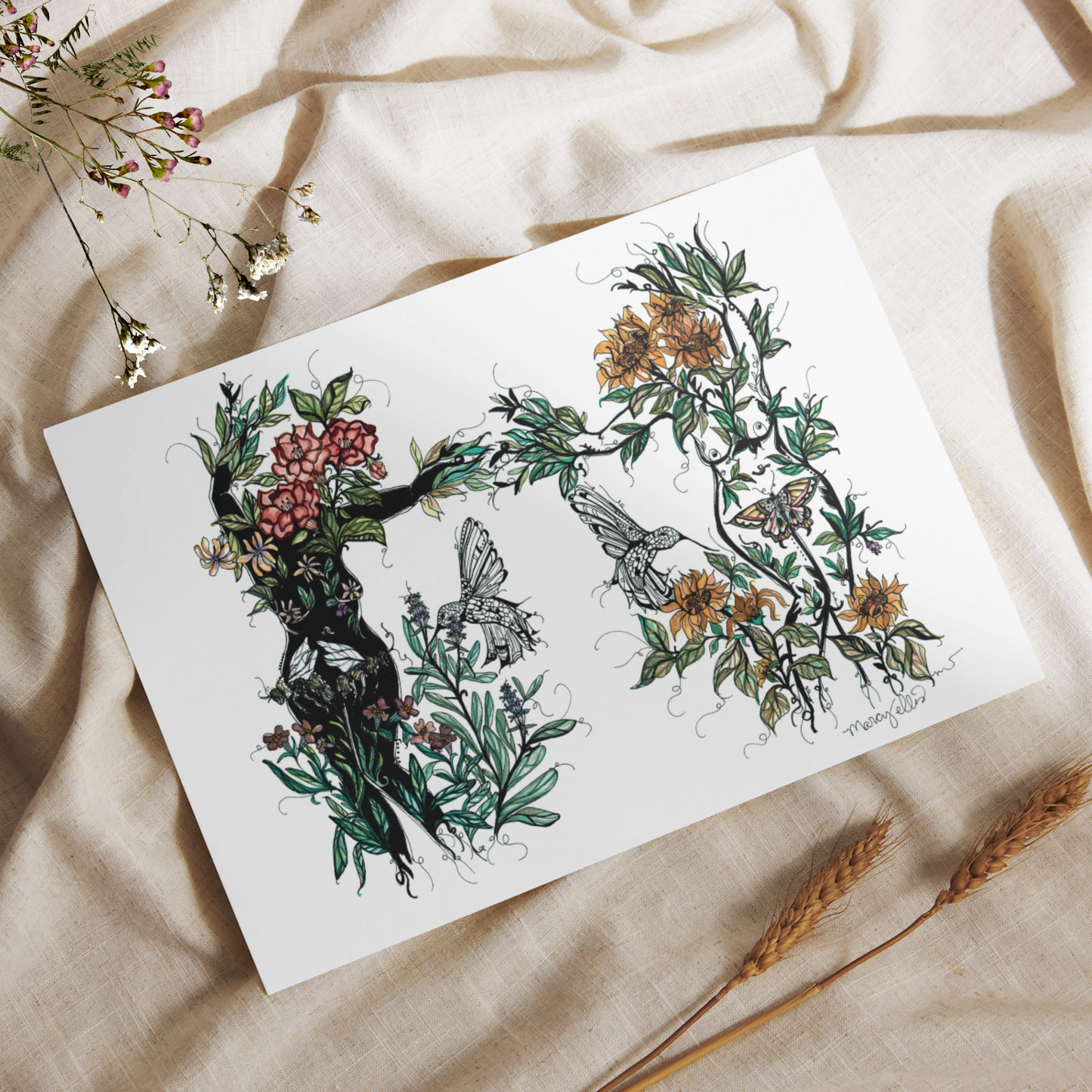 Sisters Of Reawakening, Art Print