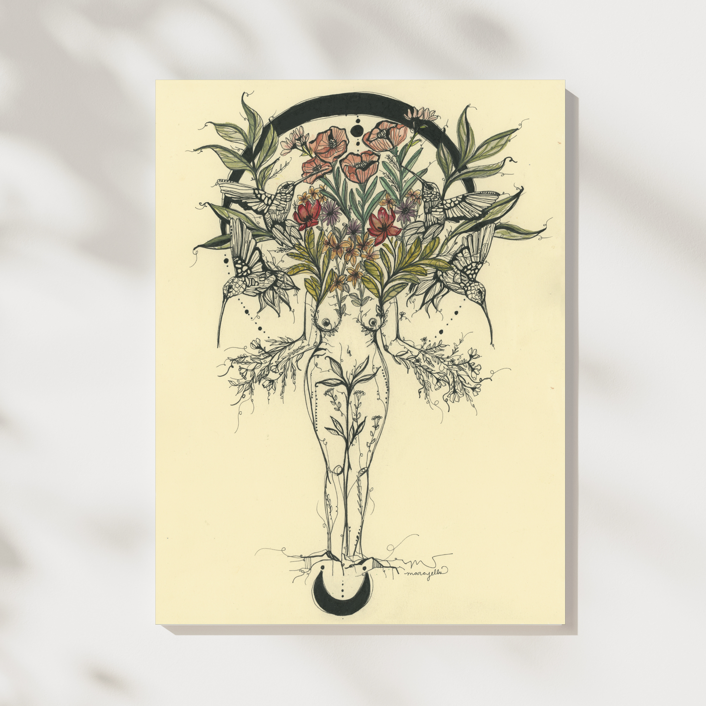 Sweet Nectar Within, Art Print
