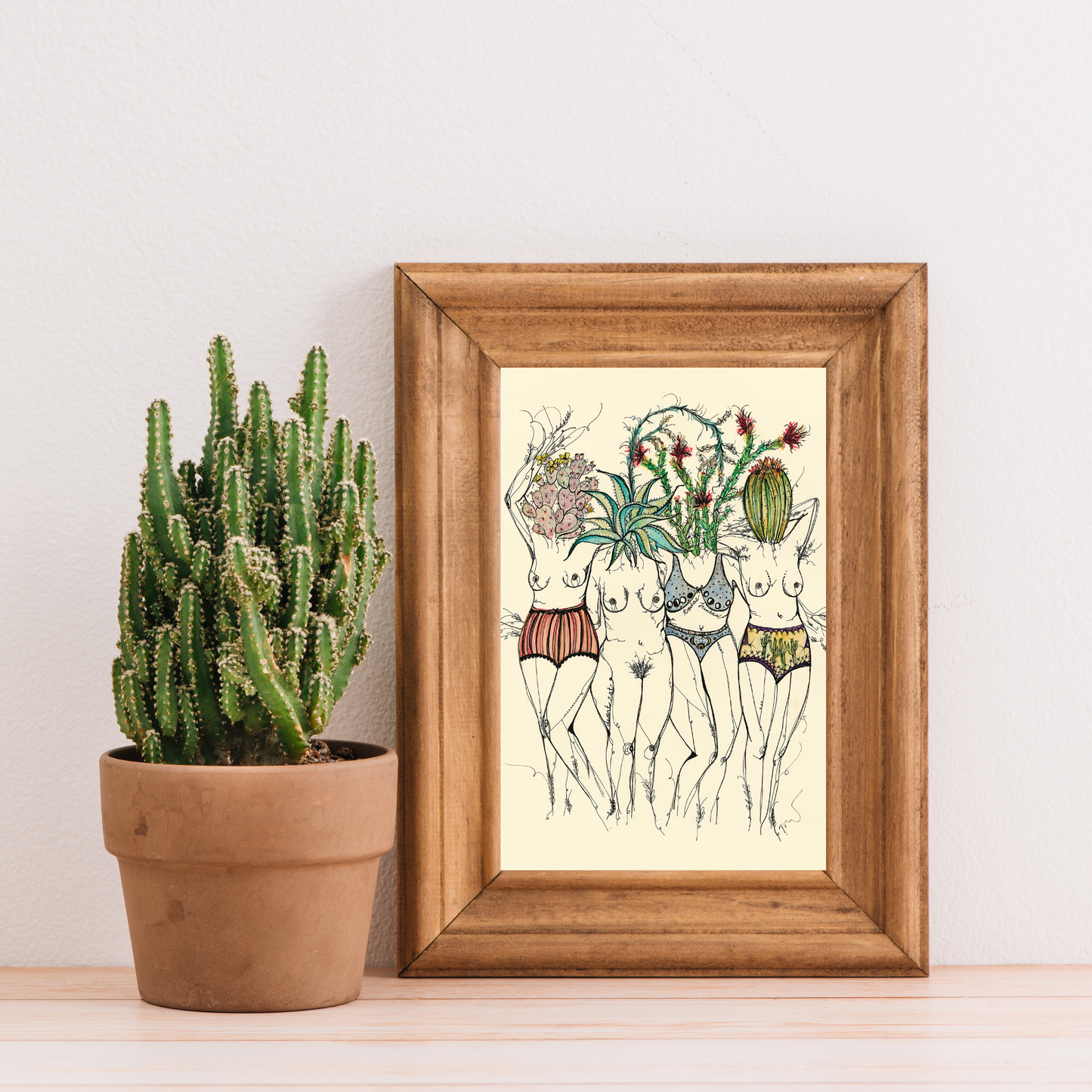 Desert Goddesses, Art Print