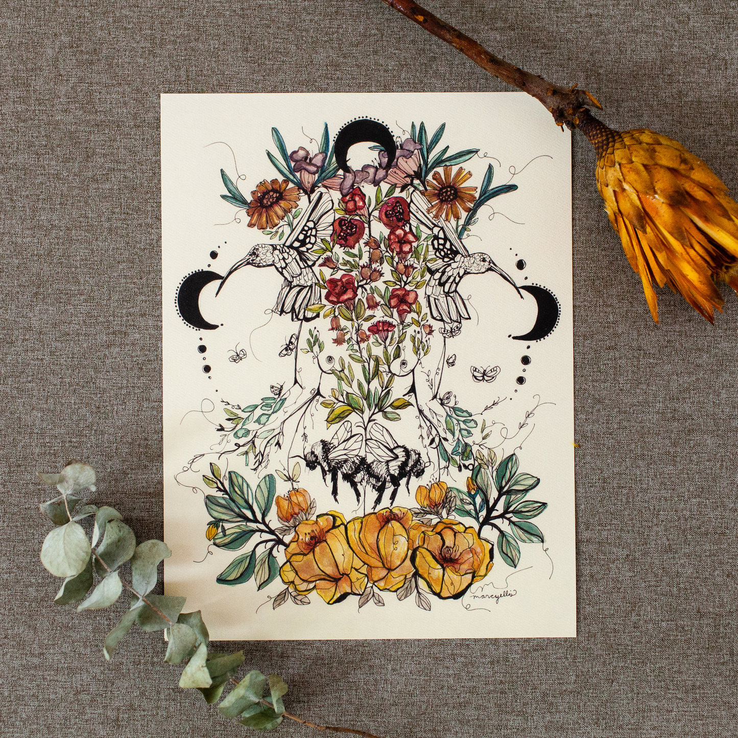 Nourish Mother Earth Art Print