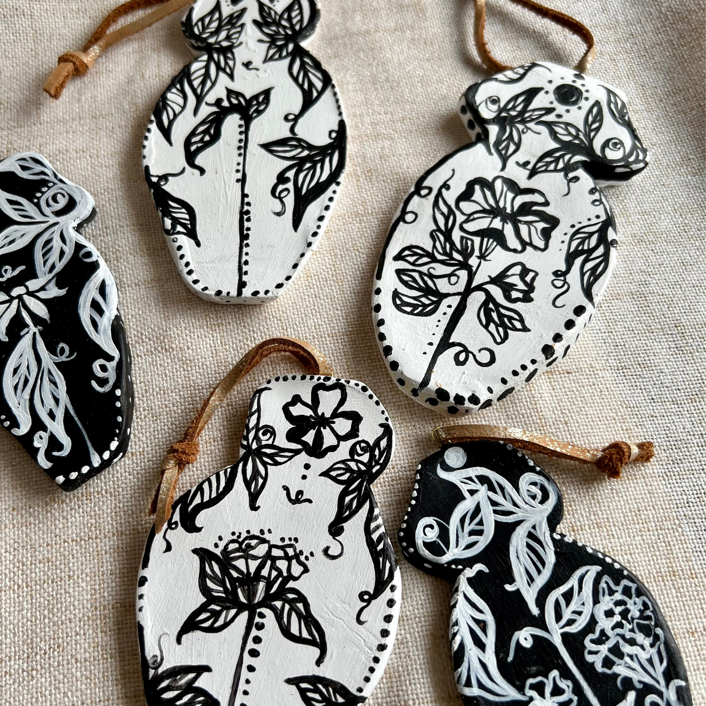 Ceramic Goddess Ornament