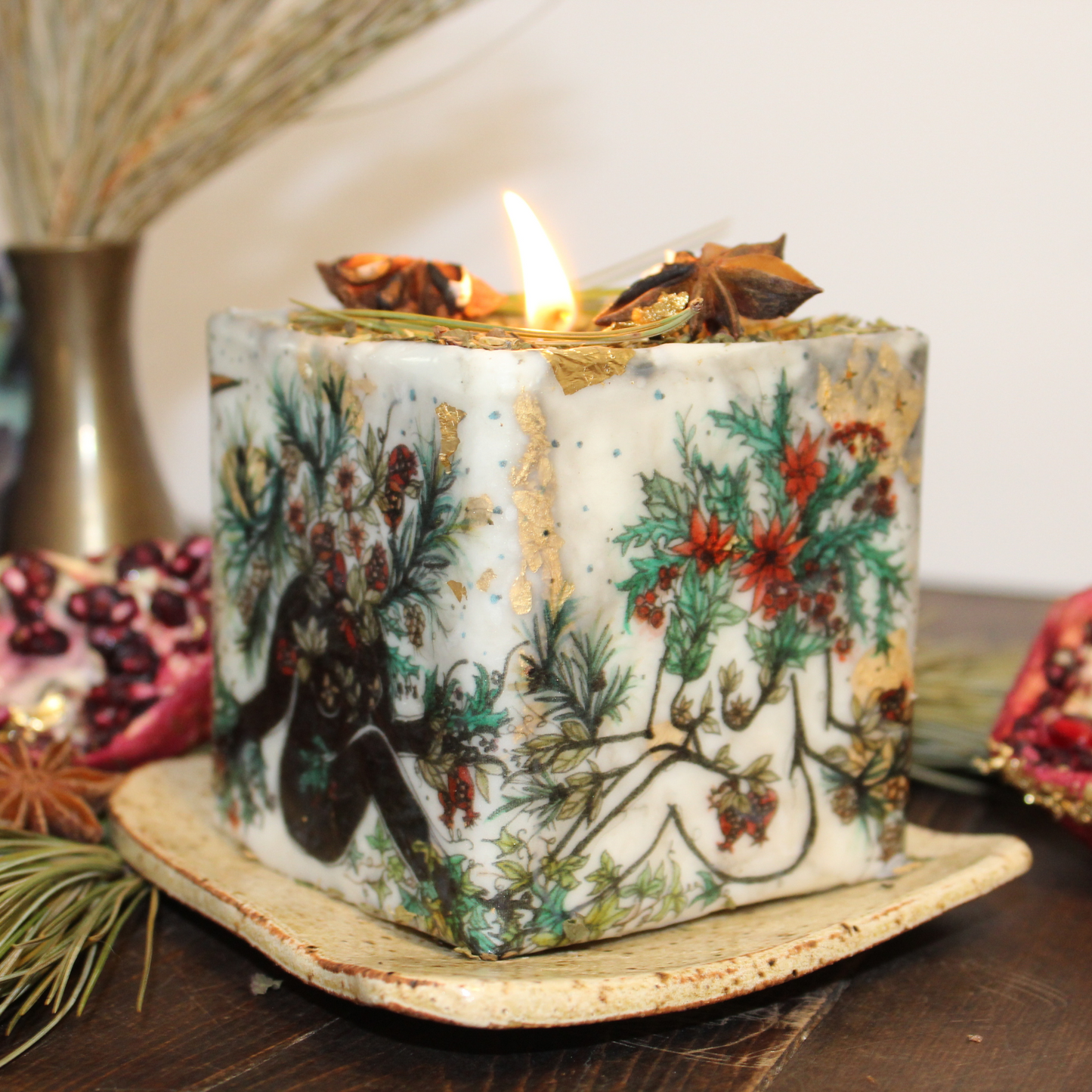 YULE, Winter Solstice Candle, Seasonal Candle Story