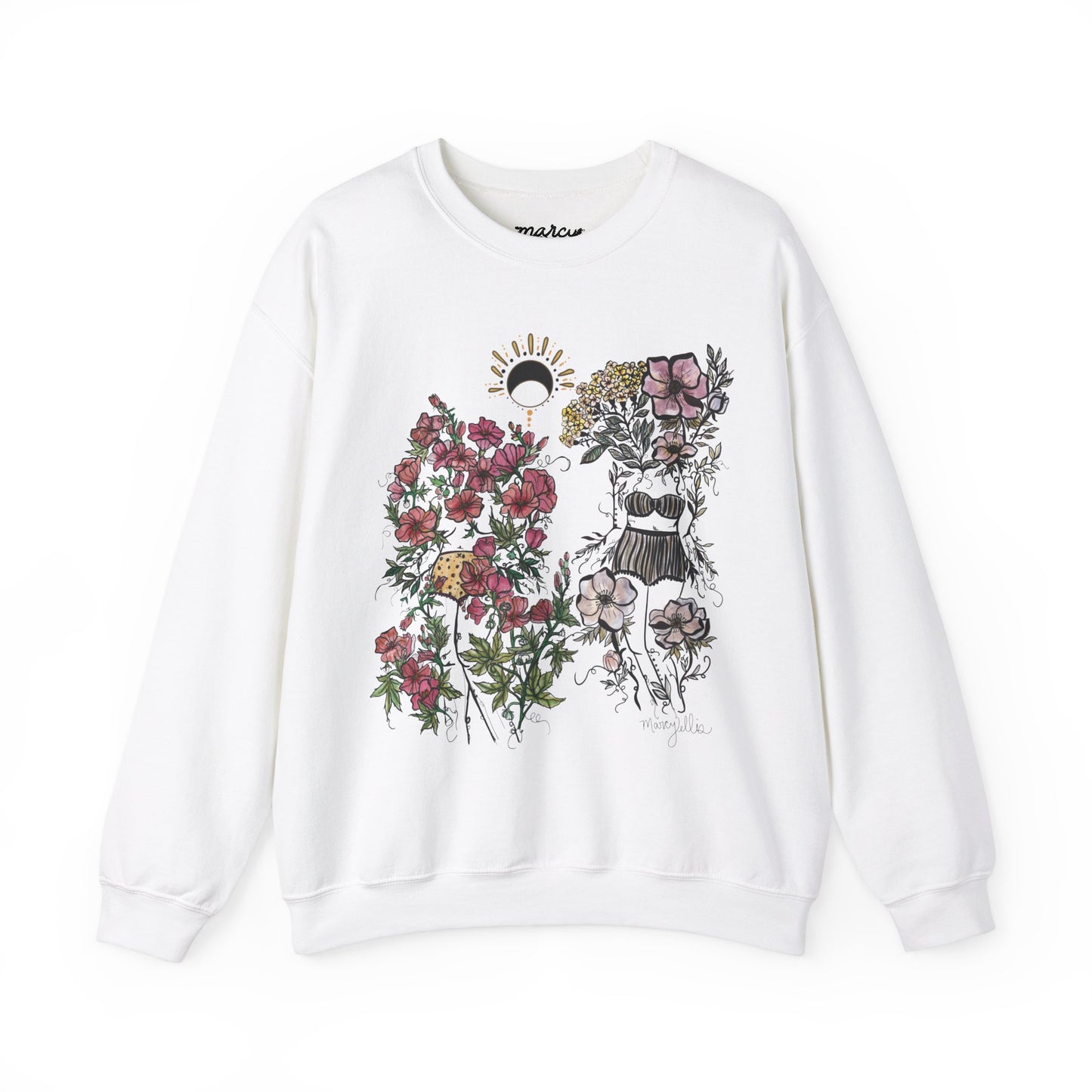 Yarrow + Hollyhock Flora Sisters, Sweatshirt