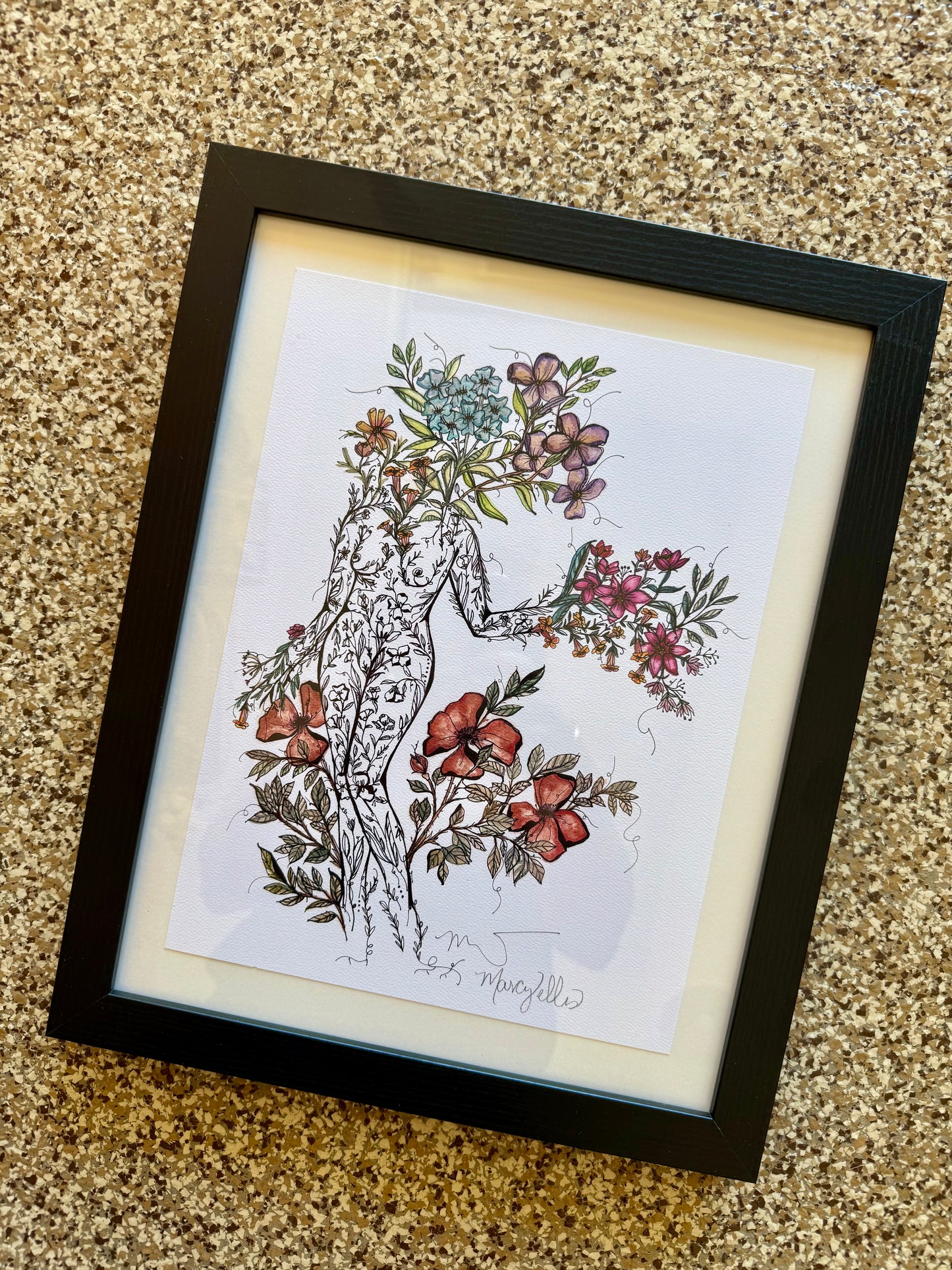 Offerings of Love, Framed Art Print