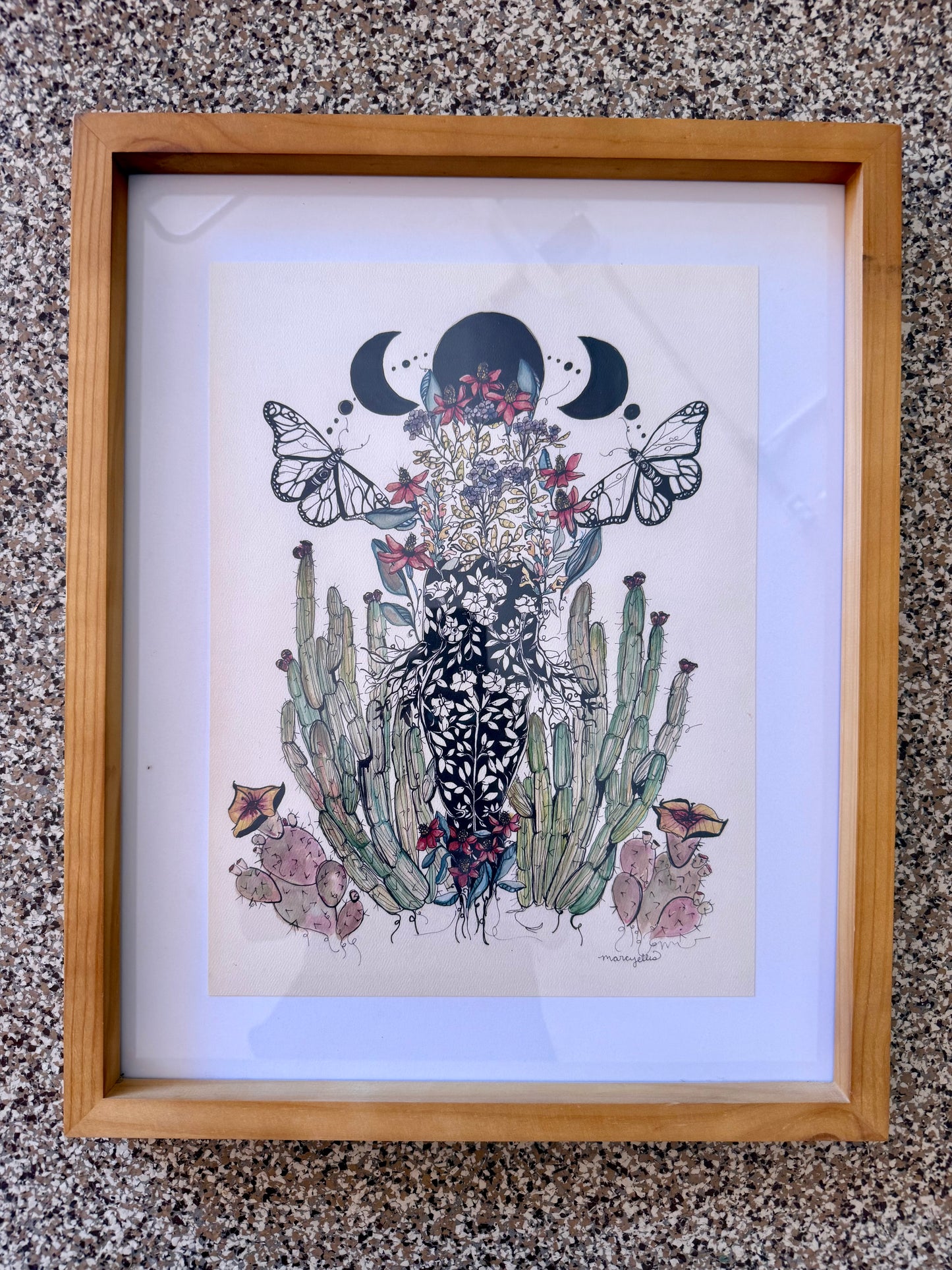 Belladonna, Framed Art Print