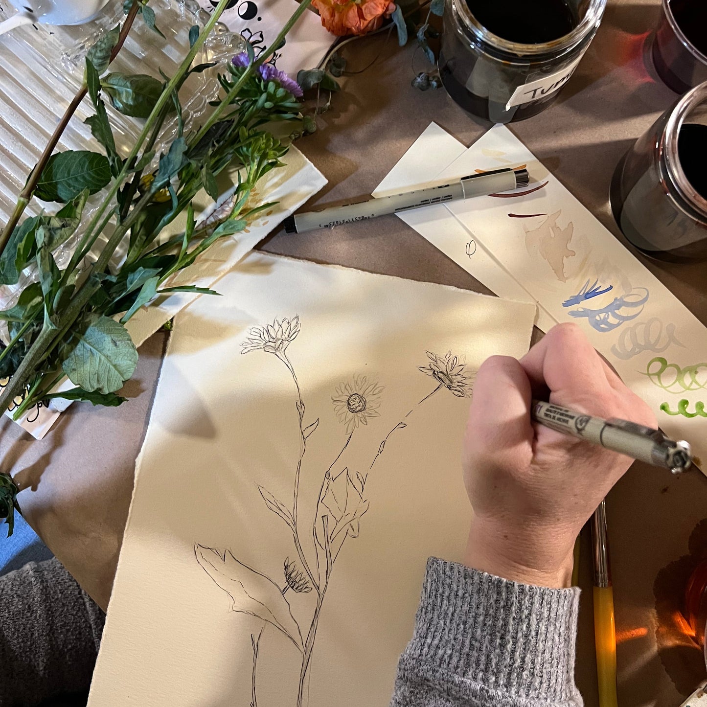 Painting Botanicals Watercolor Workshop, September 20, 10am-12:30pm