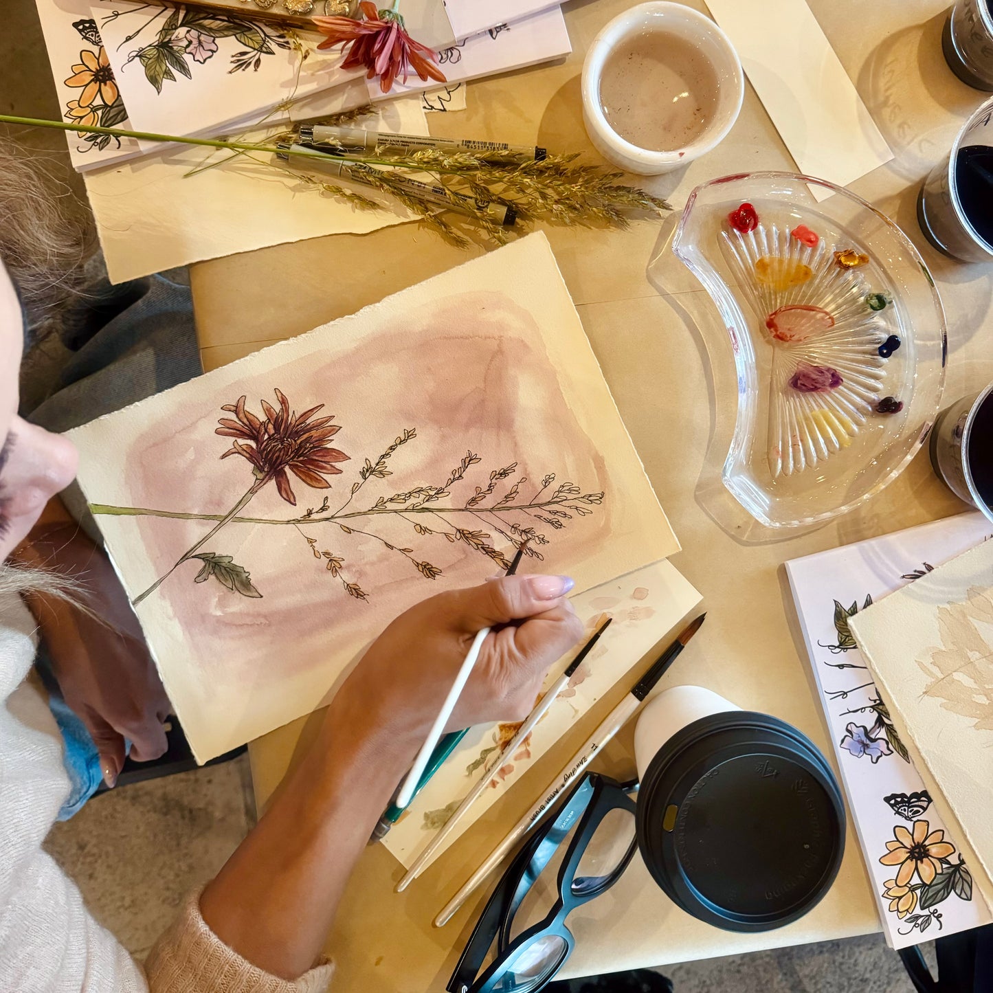 Painting Botanicals Watercolor Workshop, September 20, 10am-12:30pm