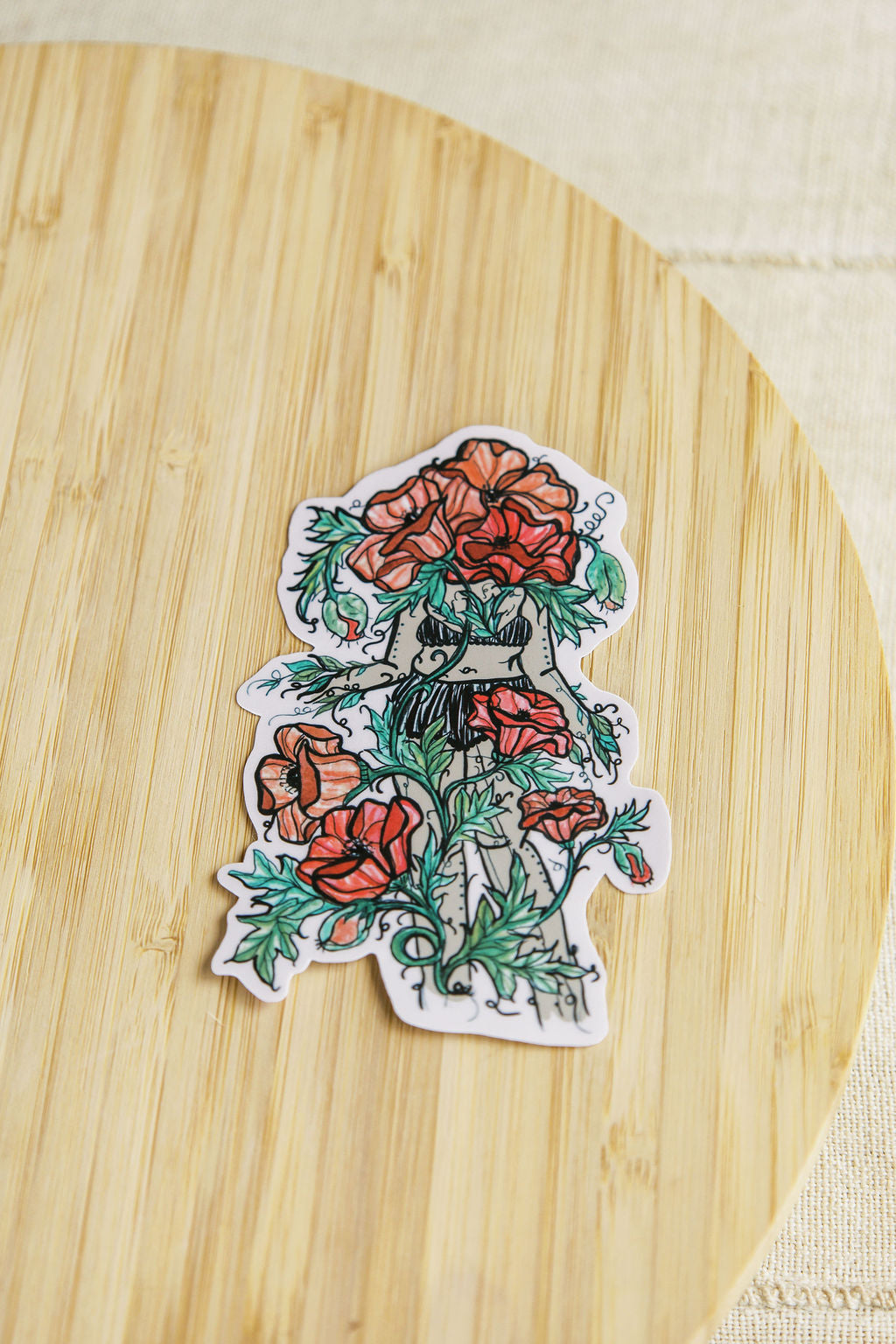 Poppy Sister Sticker