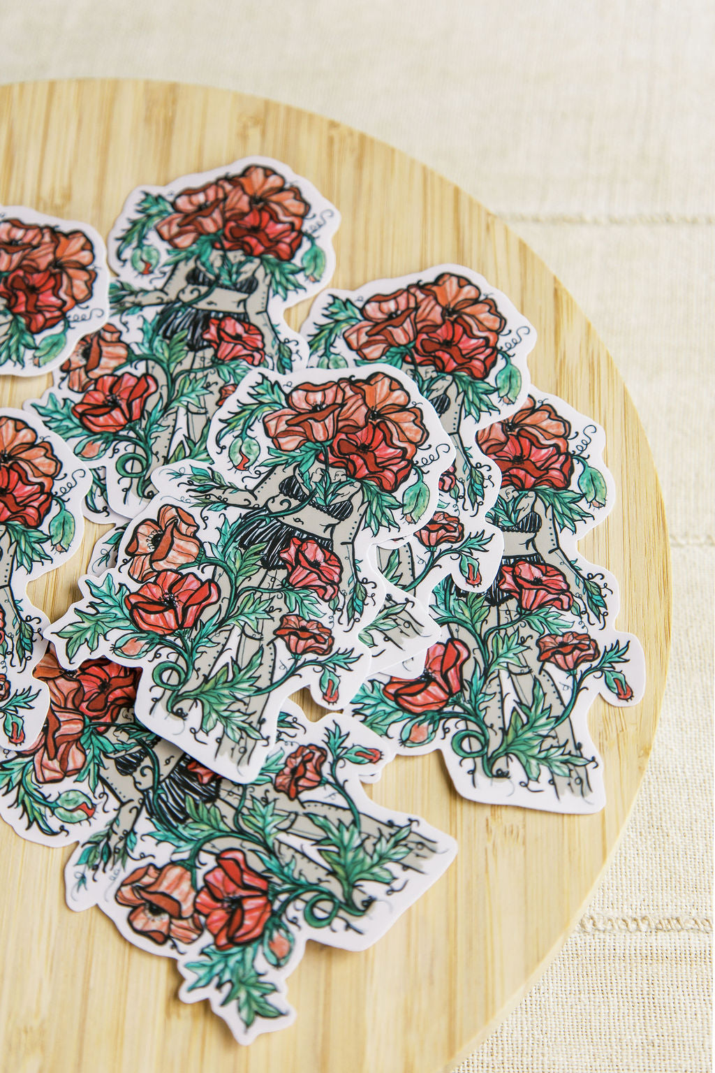 Poppy Sister Sticker