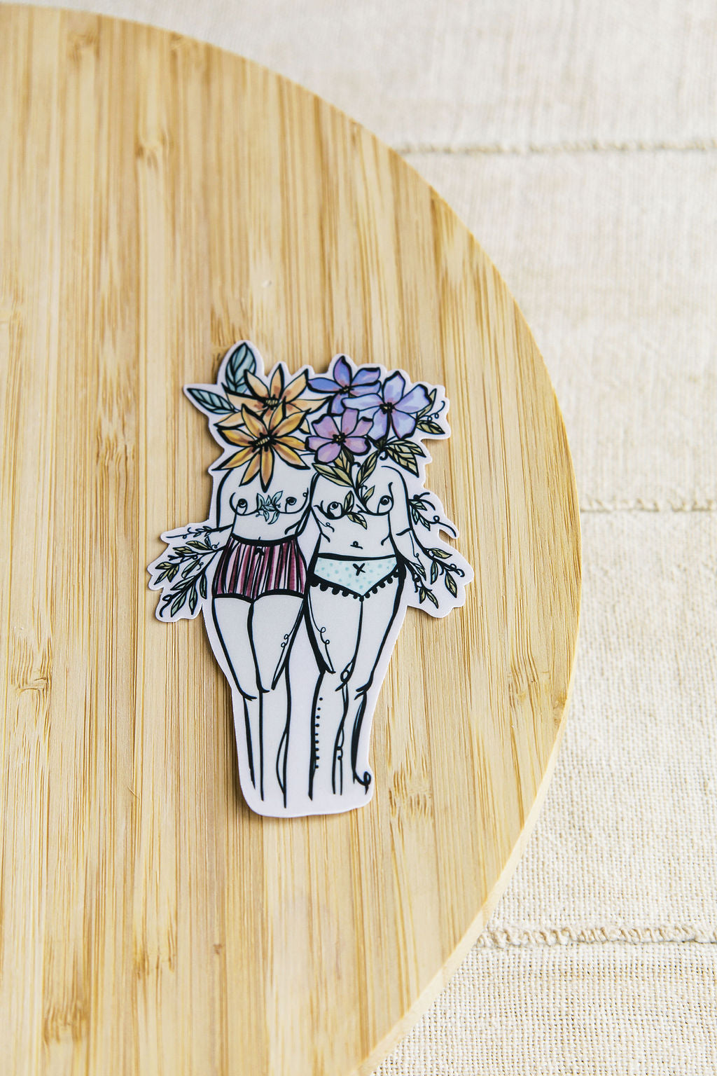Flora Sisters Sticker