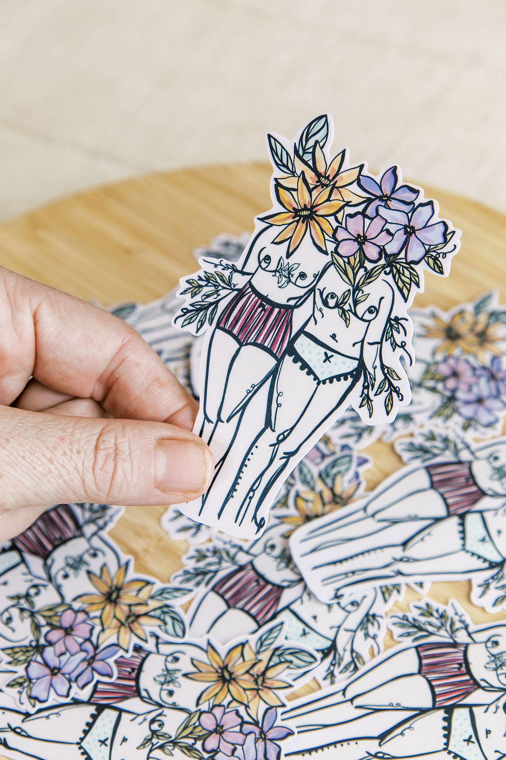 Flora Sisters Sticker