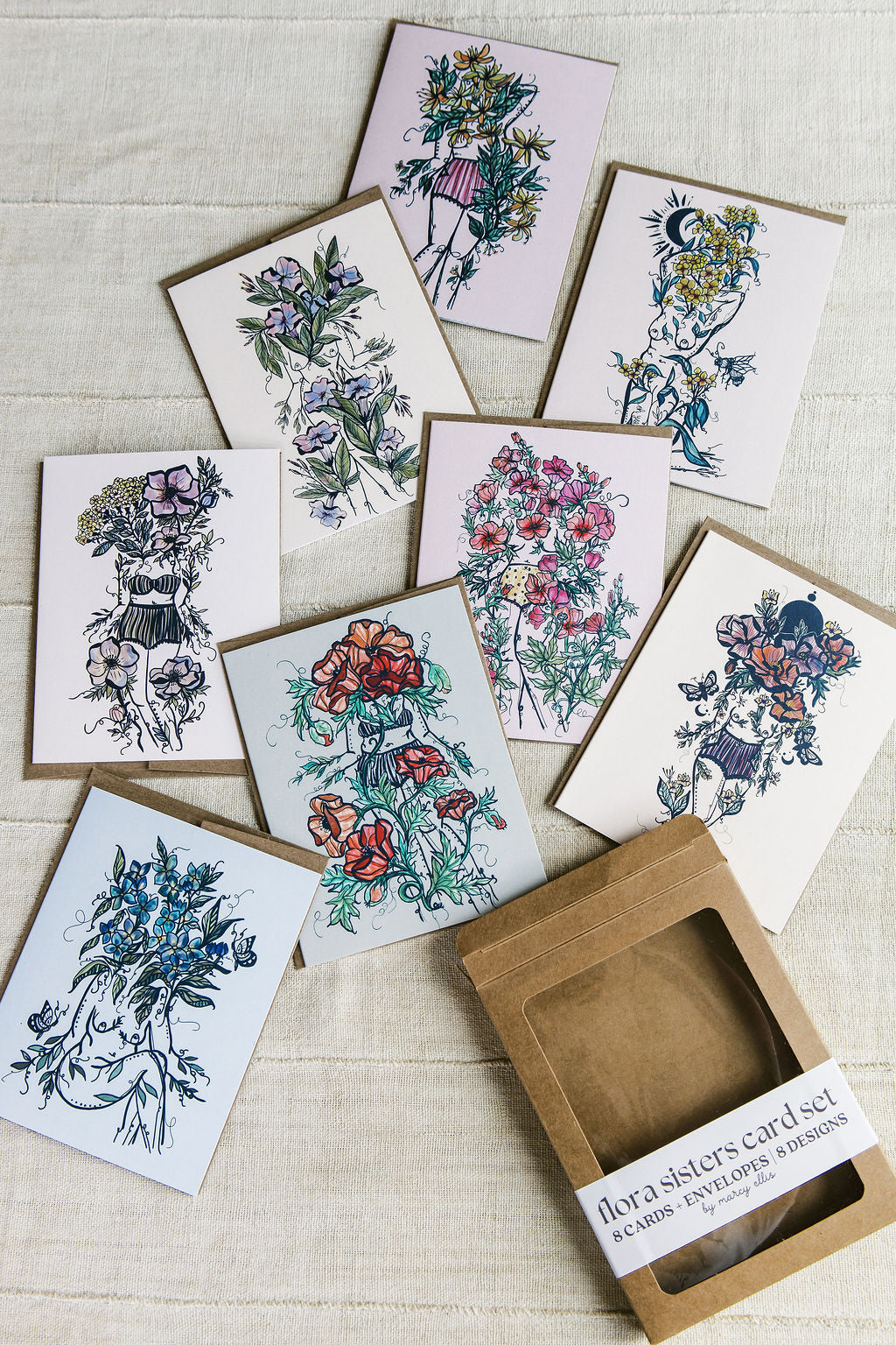 Flora Sisters Card Set