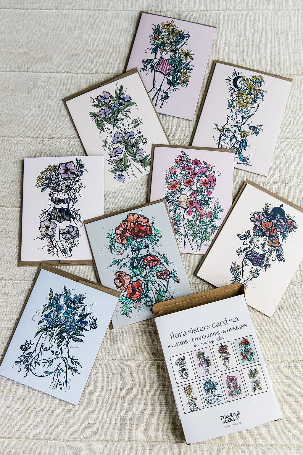Flora Sisters Card Set