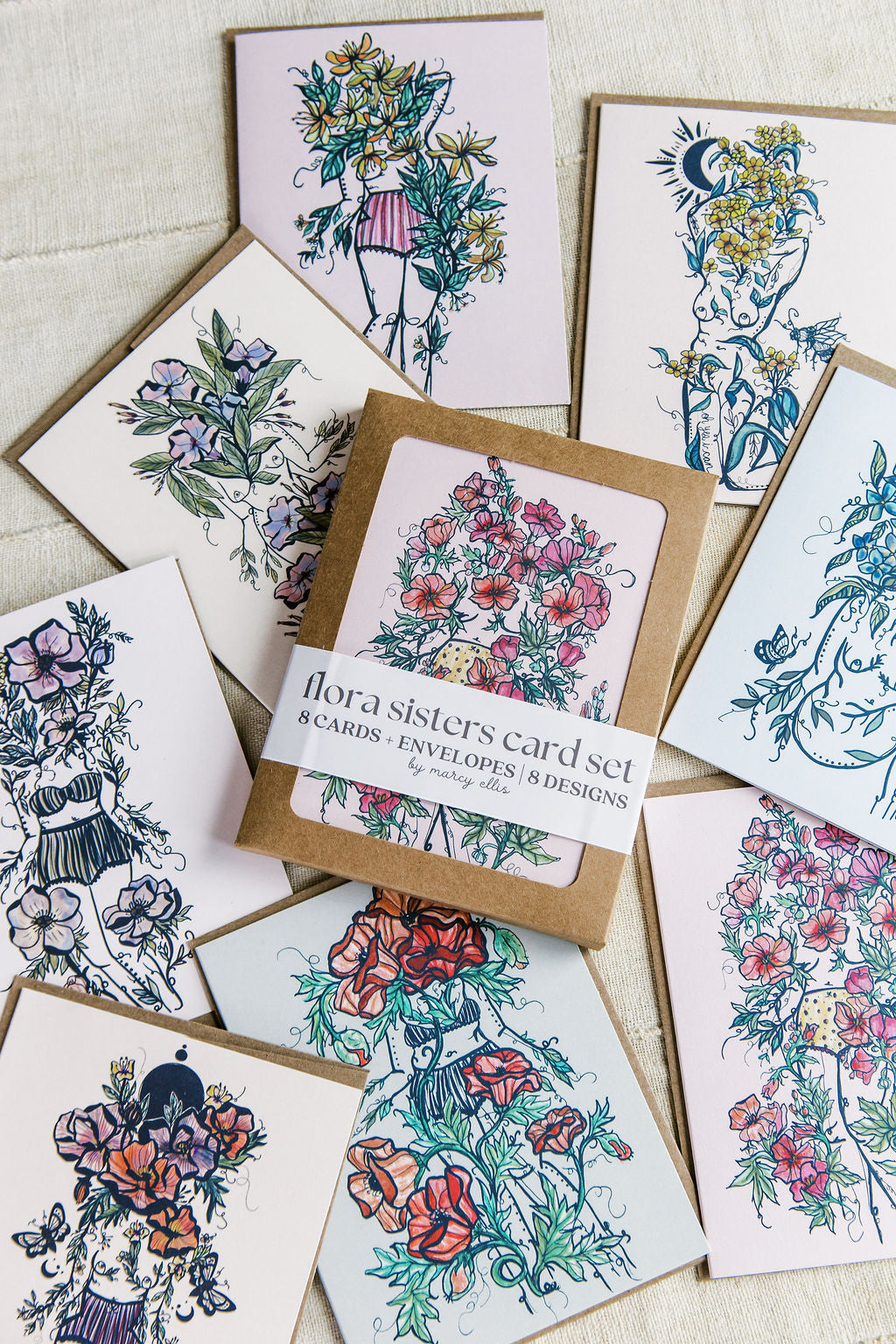 Flora Sisters Card Set