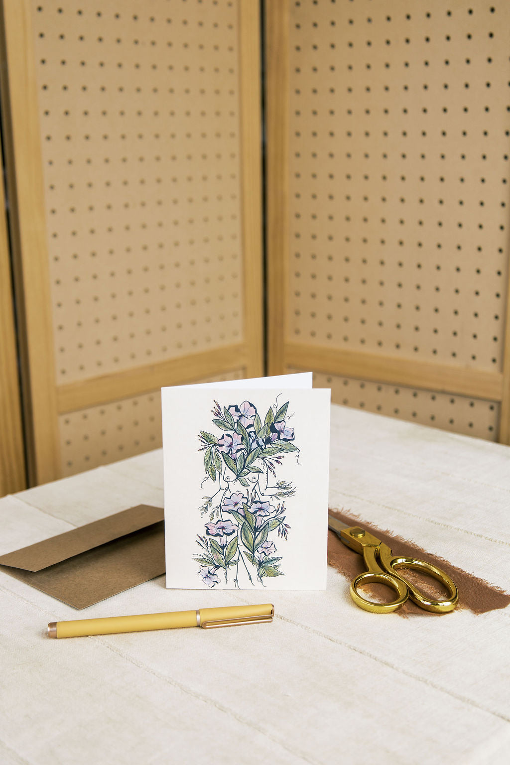 Geranium Card