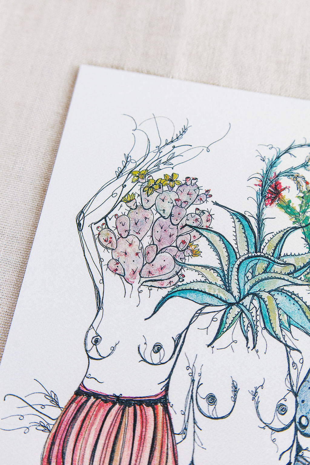 Desert Goddesses Art Print