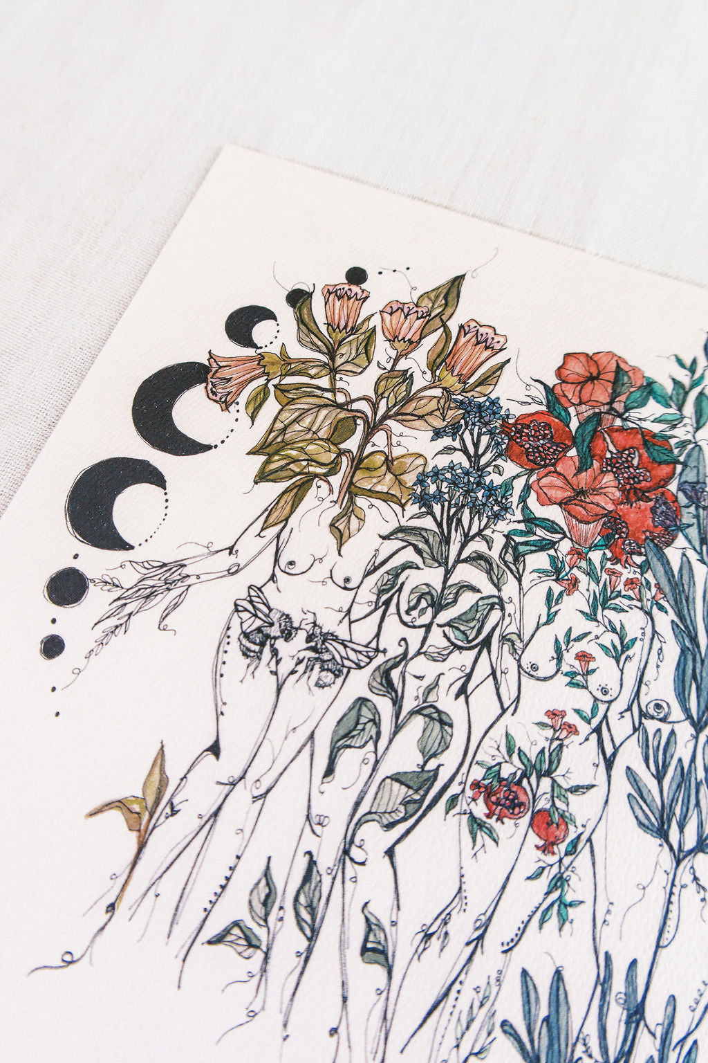 Phases of Reflection Art Print