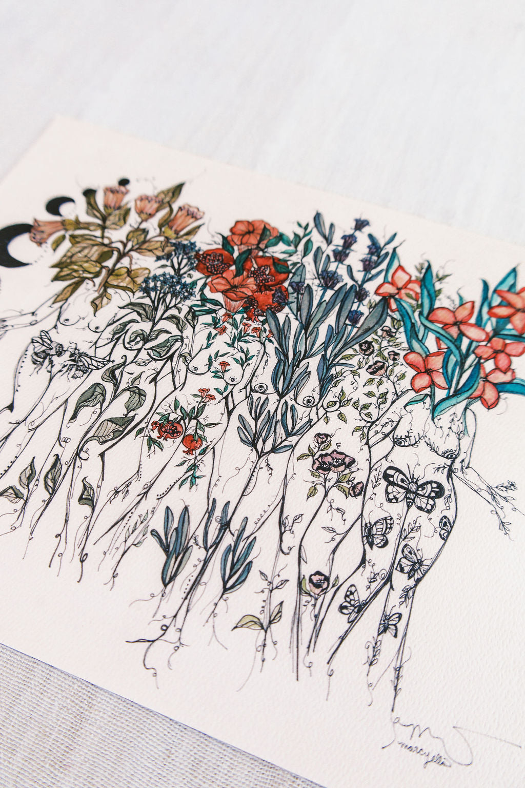 Phases of Reflection Art Print