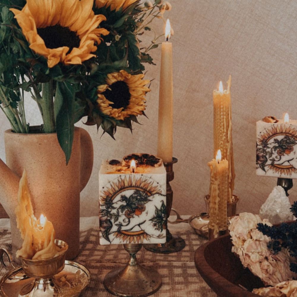 LITHA, Summer Solstice Candle, Seasonal Candle Story