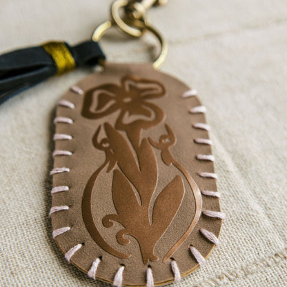 Vegan Leather Keychain