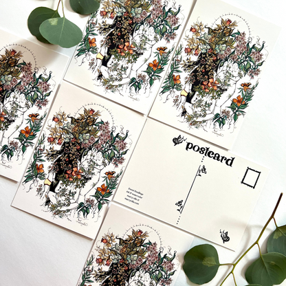 Sweet Seedlings, Set of 5 Postcards