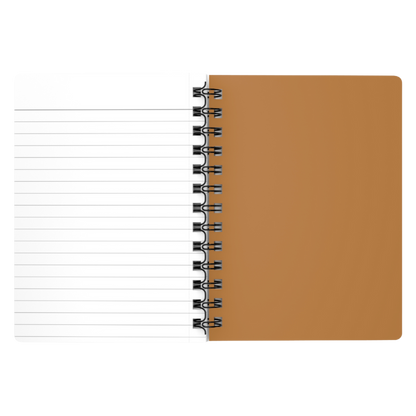 Flora Sister, Brown, Spiral Bound Notebook Journal