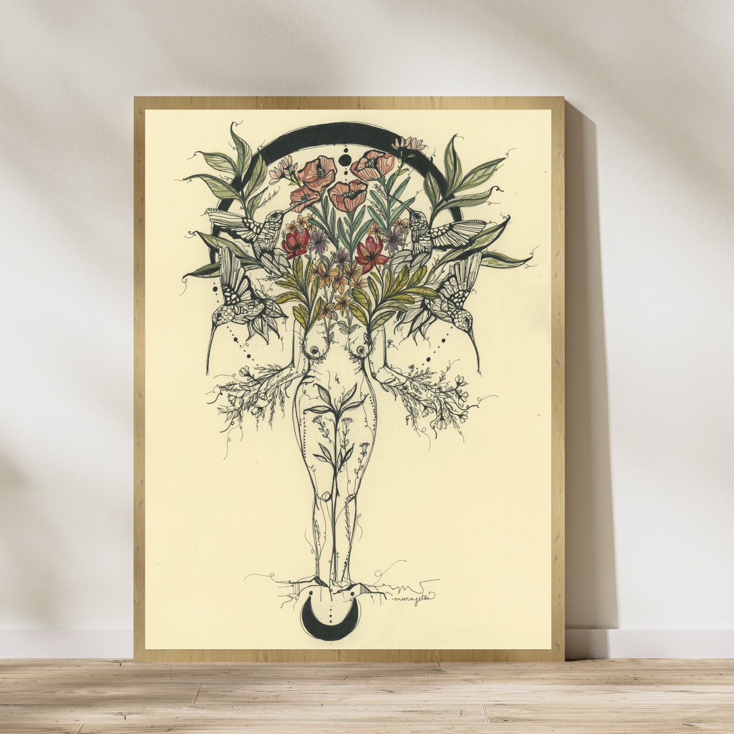 Sweet Nectar Within, Art Print