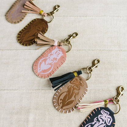 Vegan Leather Keychain