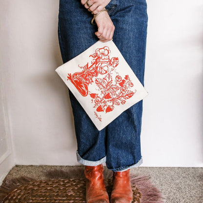 Strawberry Sister Zipper Pouch