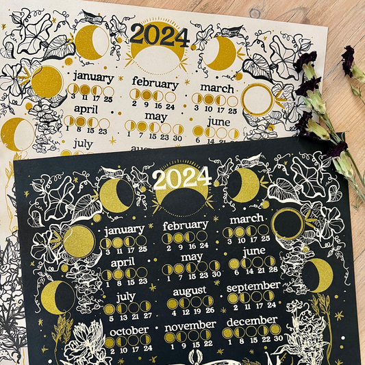 2024 moon phase calendar by marcy ellis