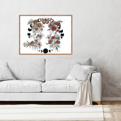 Flora Sisters, Art Print