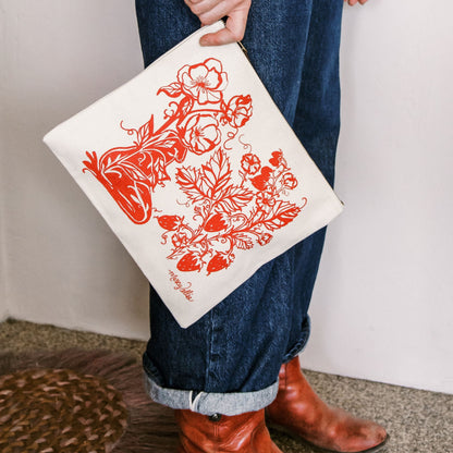 Strawberry Sister Zipper Pouch