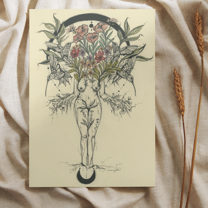 Sweet Nectar Within, Art Print
