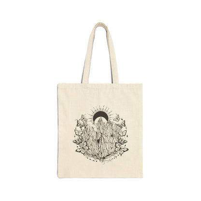 Senita Queen, Canvas Tote Bag, Natural