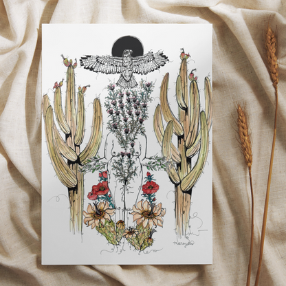 Sacred Harvester, Art Print