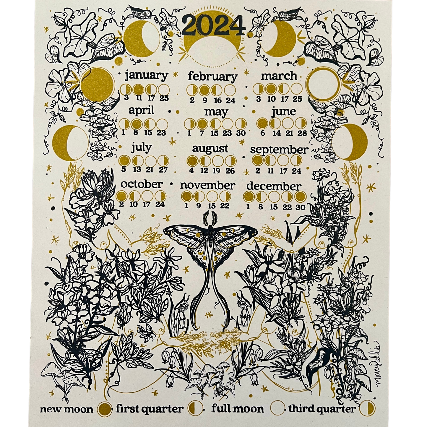 2024 Moon Calendar