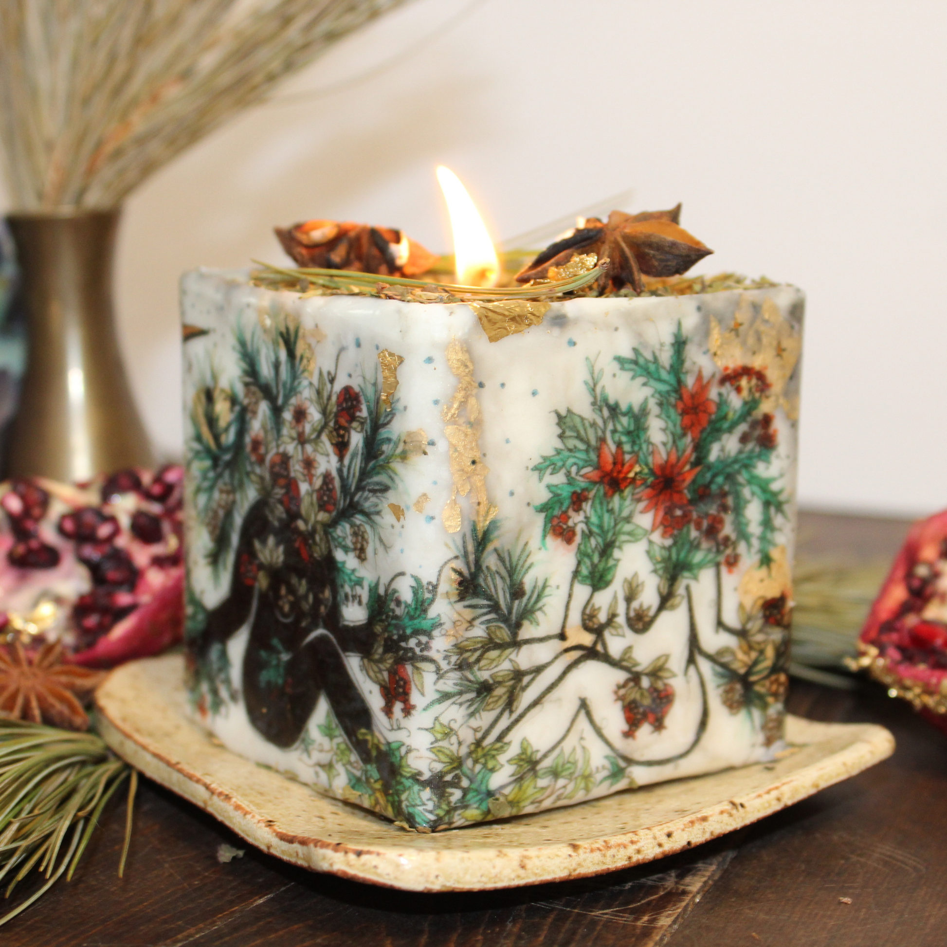 YULE, Winter Solstice Candle- PREORDER – marcy ellis