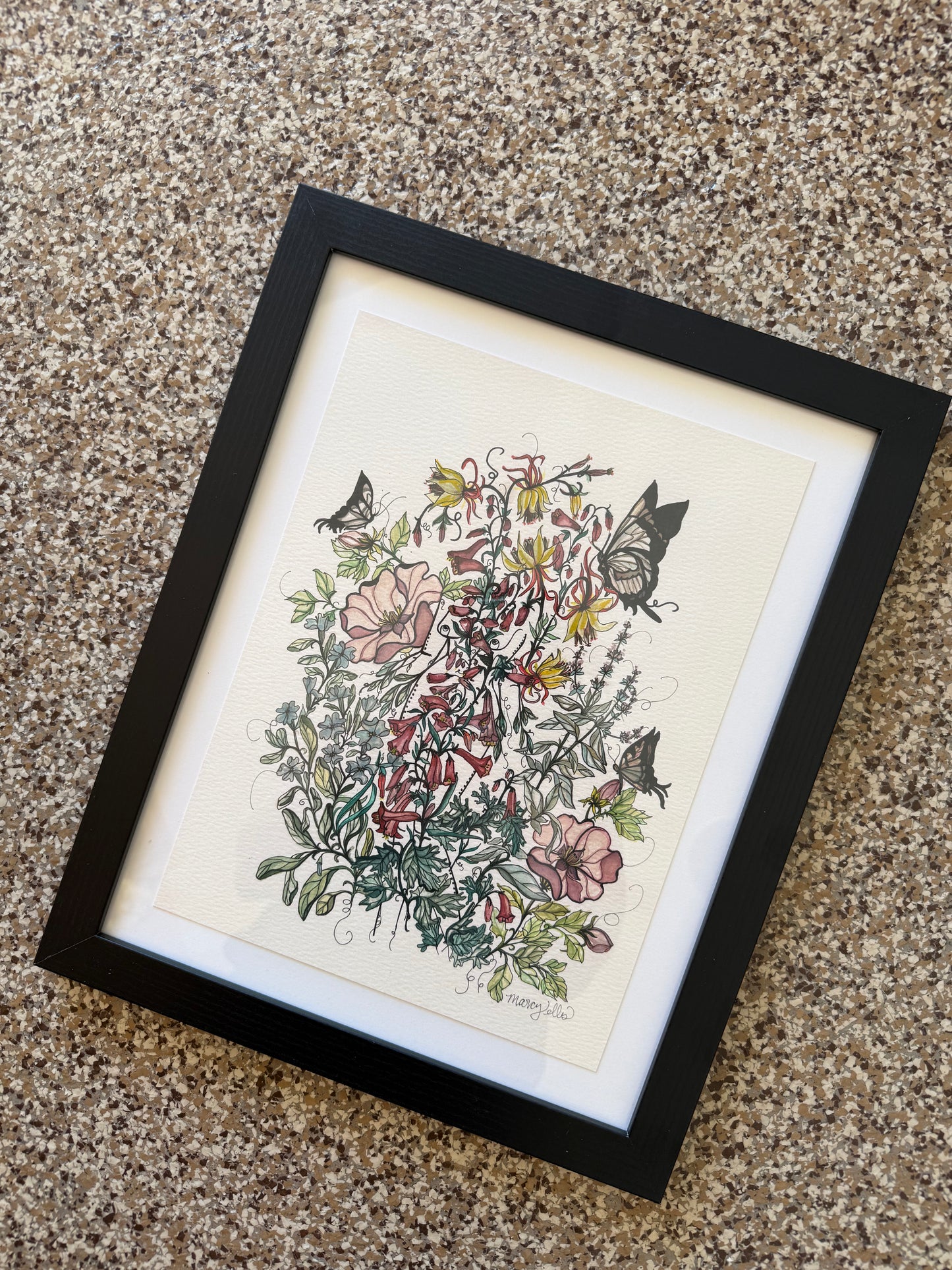 In Full Bloom, Framed Art Print