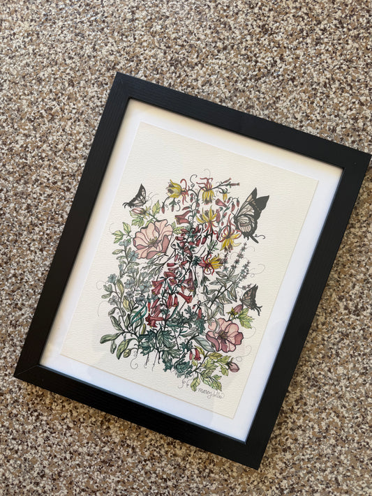 In Full Bloom, Framed Art Print