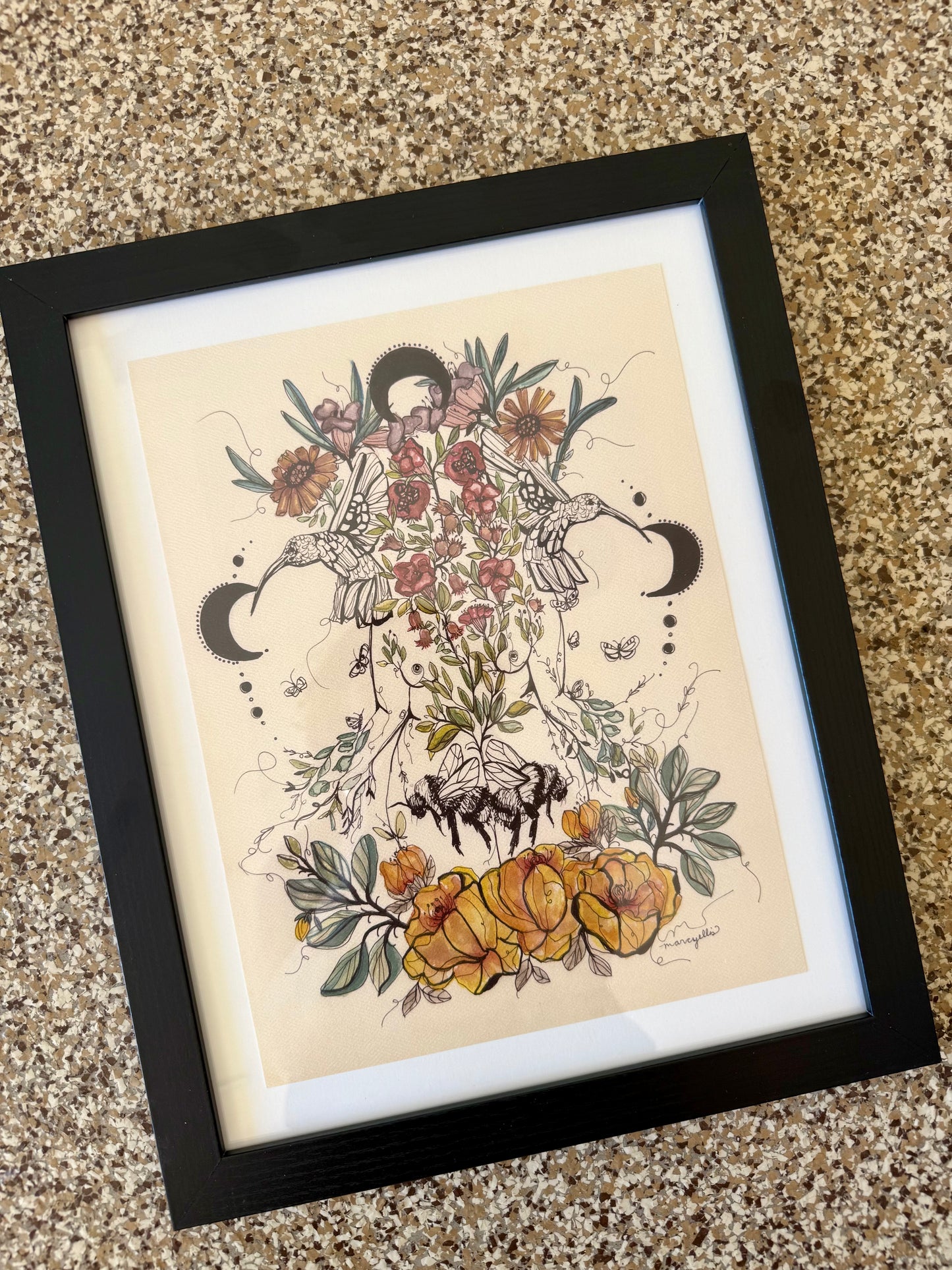 Nourish Mother Earth, Framed Art Print