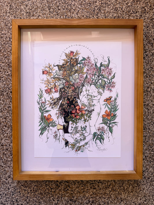 Sweet Seedlings, Framed Art Print