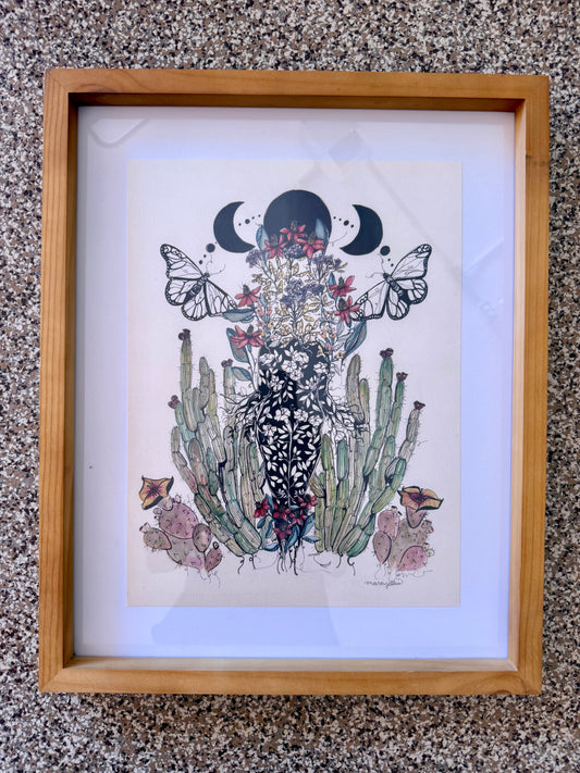 Belladonna, Framed Art Print