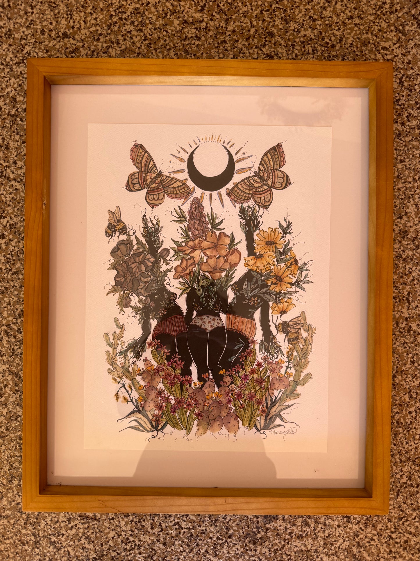 Rise, Framed Art Print