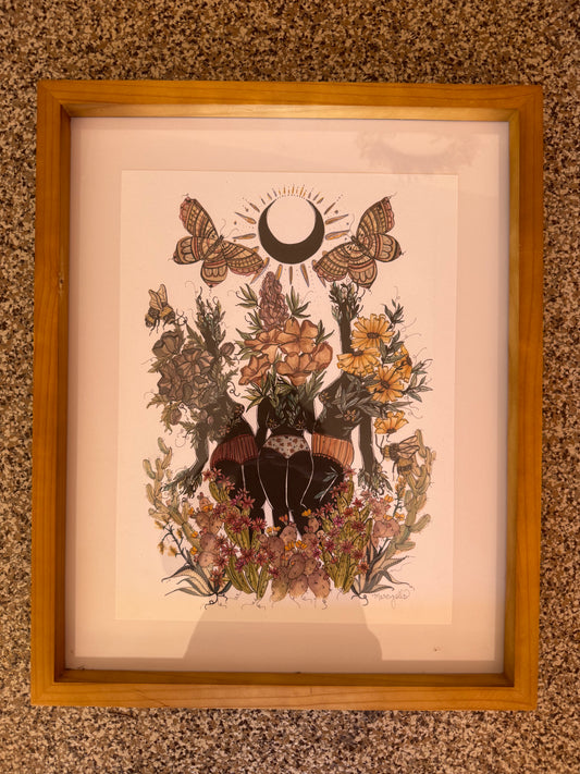 Rise, Framed Art Print