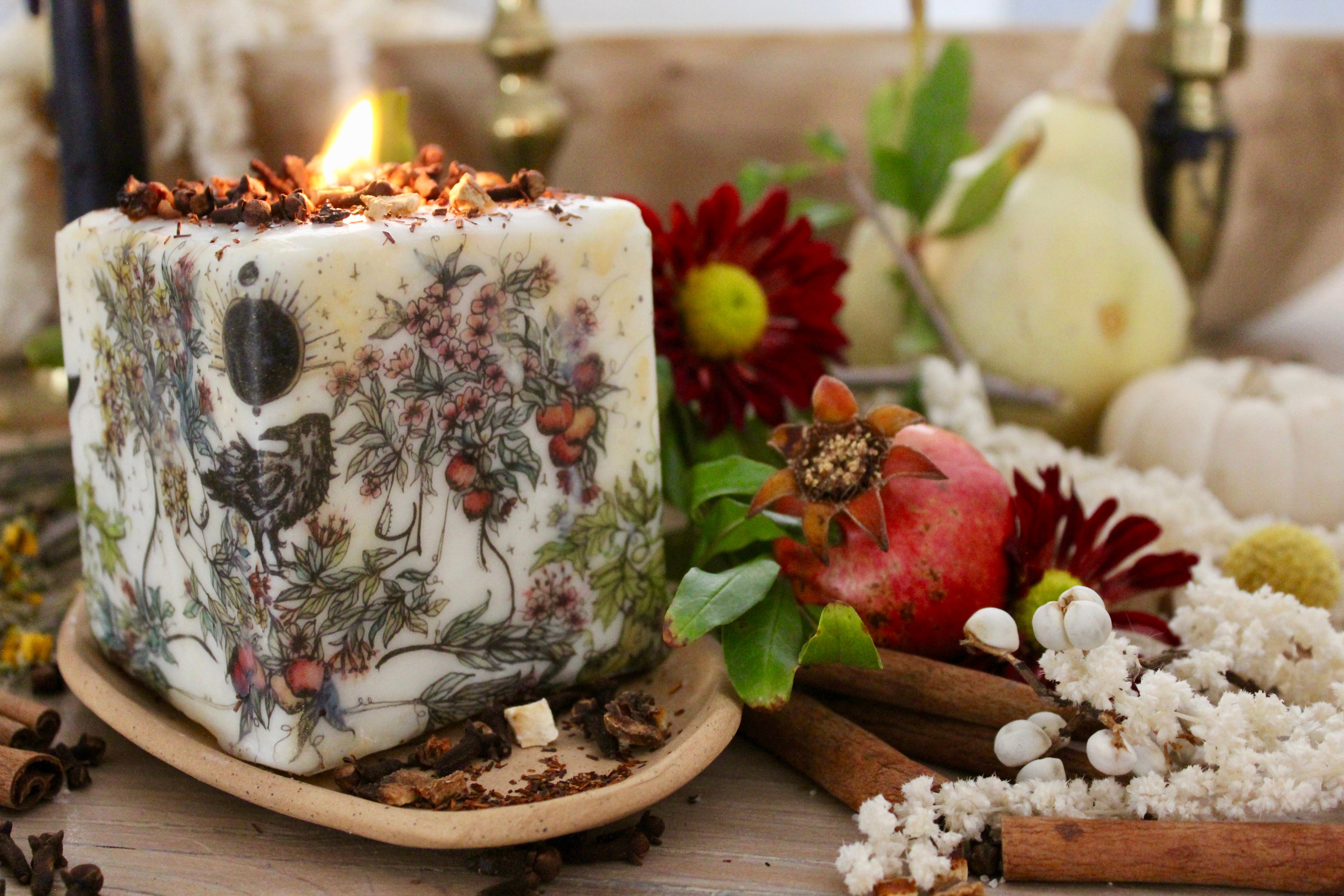 MABON, Fall Equinox Candle – marcy ellis