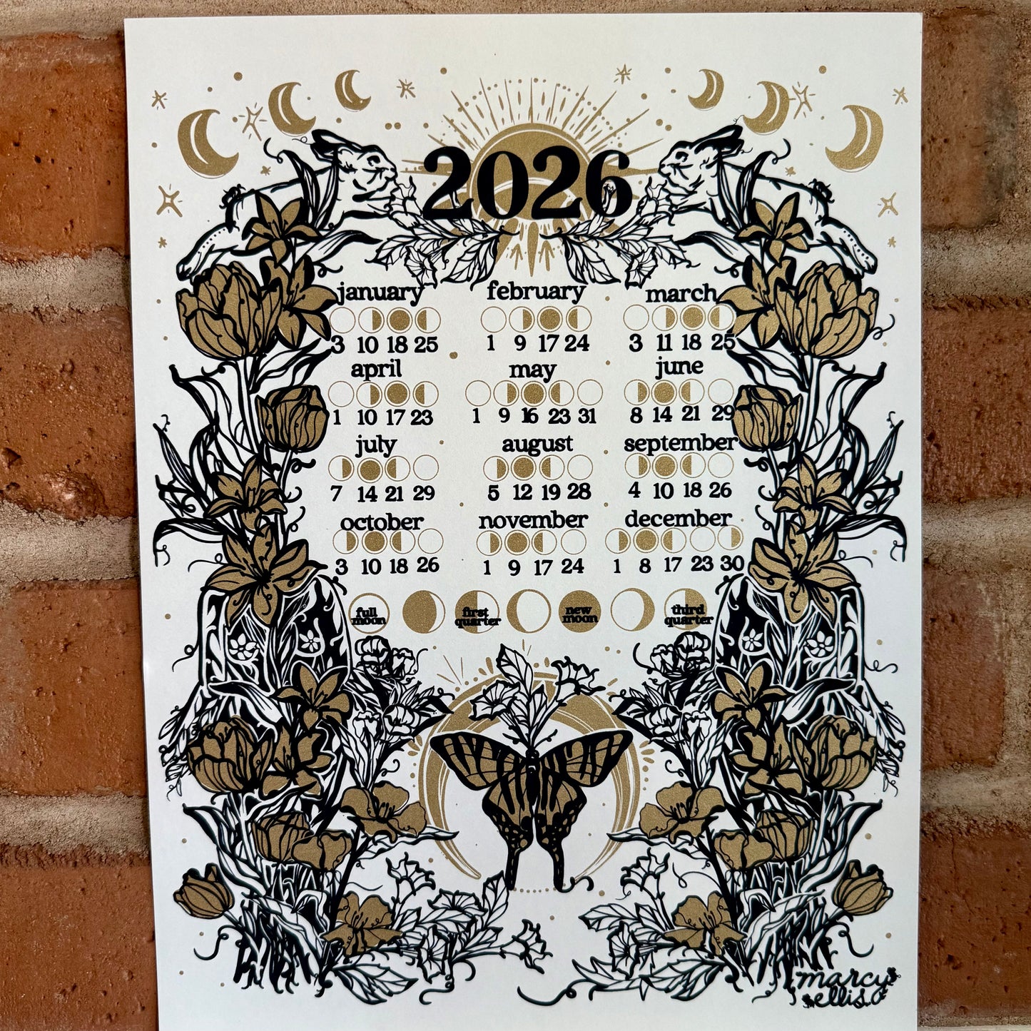 2026 Moon Calendar PREORDER