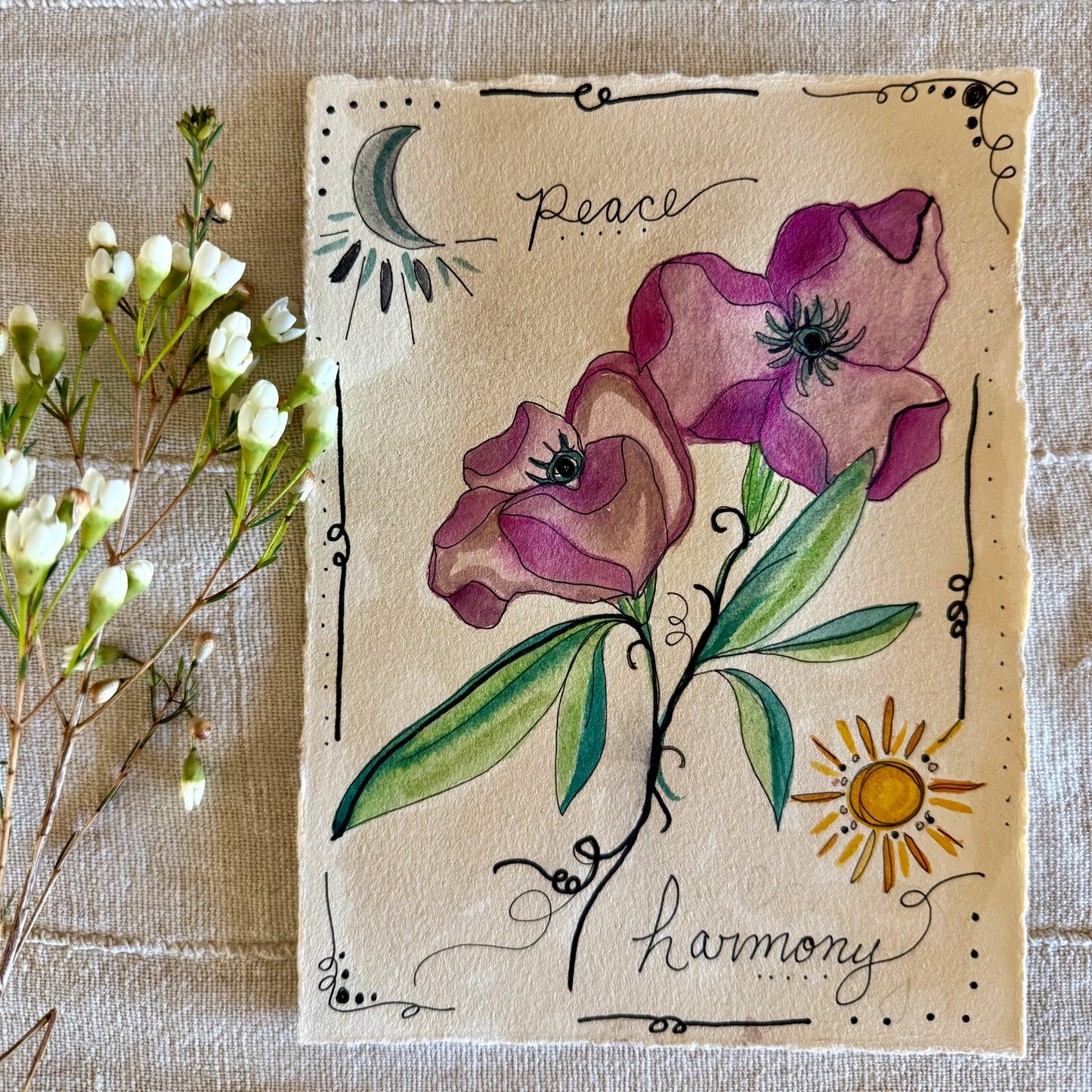 Plant Magic: Botanical Oracle Card Watercolor Workshop, Feb. 1, 10am-12:30pm